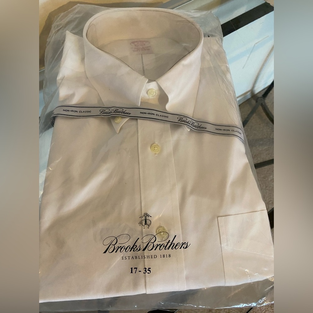 Brooks Brothers Classic White Dress Shirt
